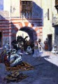 アラビアの街路風景 1908 チャールズ マリオン ラッセル